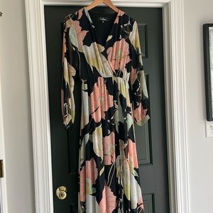 Lulus floral maxi dress